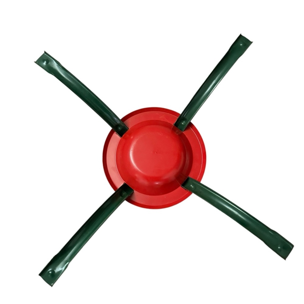 VTG MCM Real Christmas Tree Stand 4” Red Green National Machine Products Canada - Picture 7 of 17